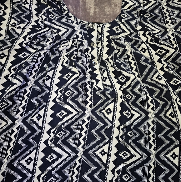 Ethnic Maxi Dress | Women's Dress | Blue and White| New, never worn - Picture 2 of 3